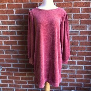 Spense Chenille Long Sleeve Dress -‎ Size L